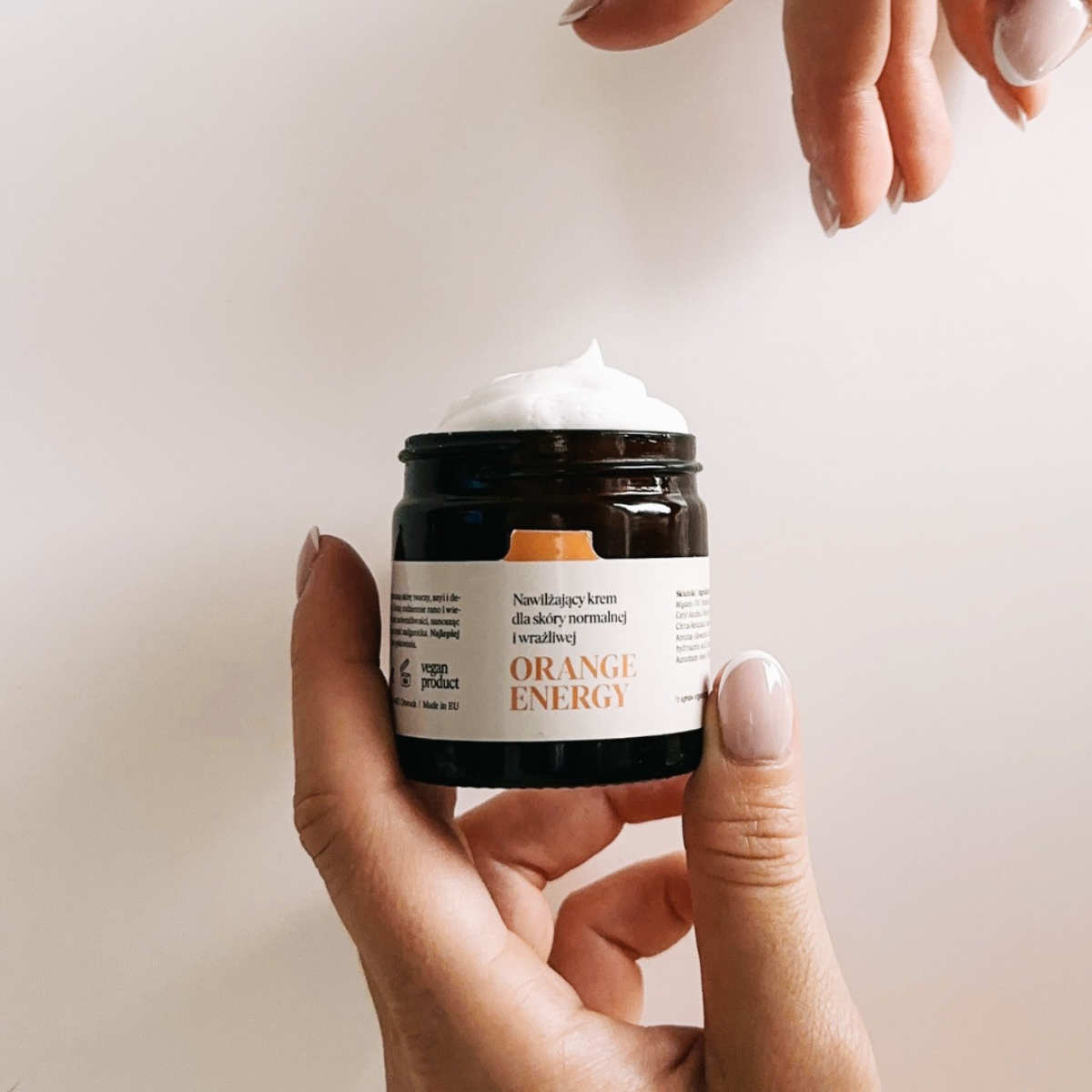 Orange Energy Moisturizing Cream for Normal and Sensitive Skin, 60ml